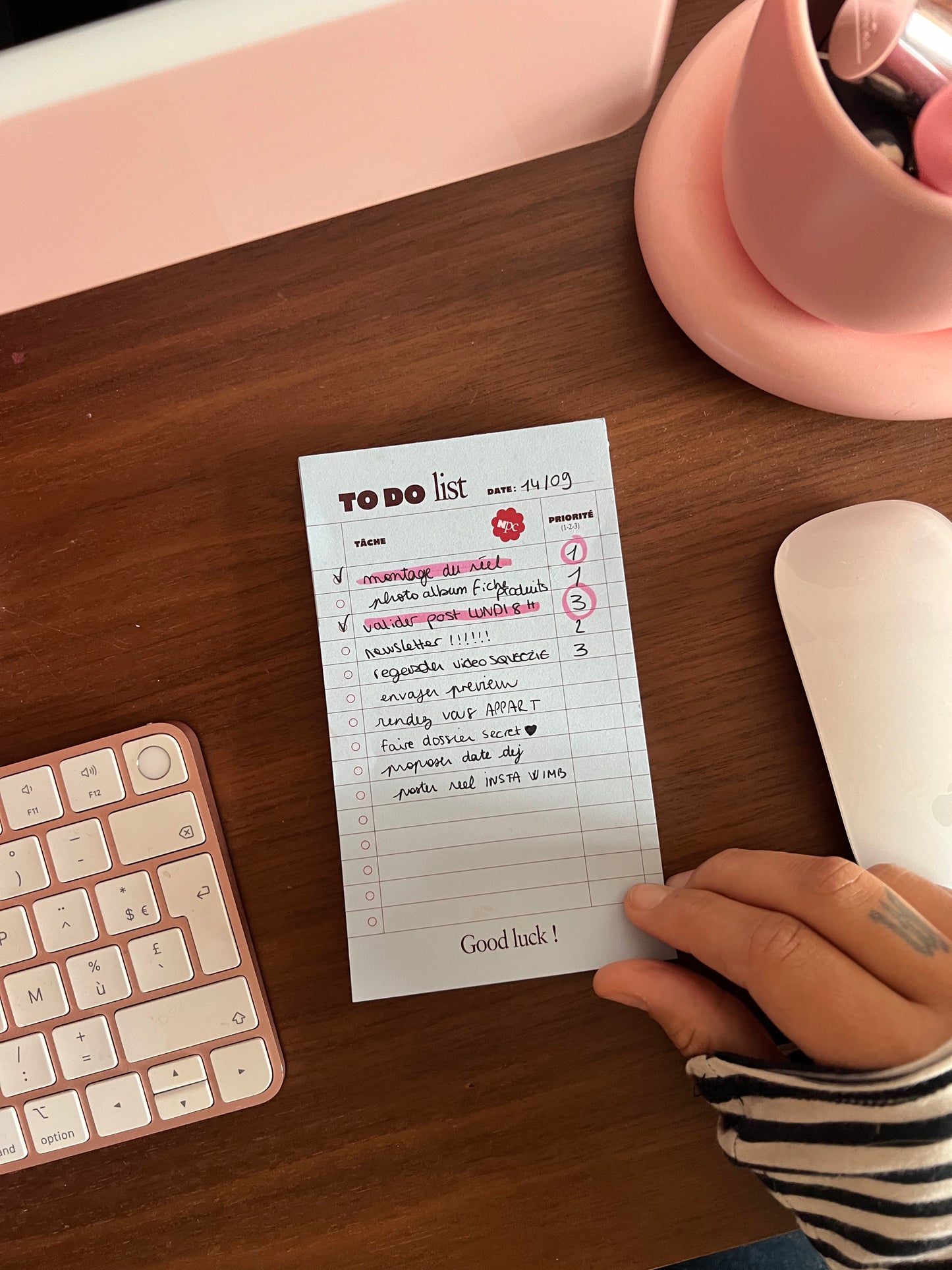 Bloc Notes « Your to do list »
