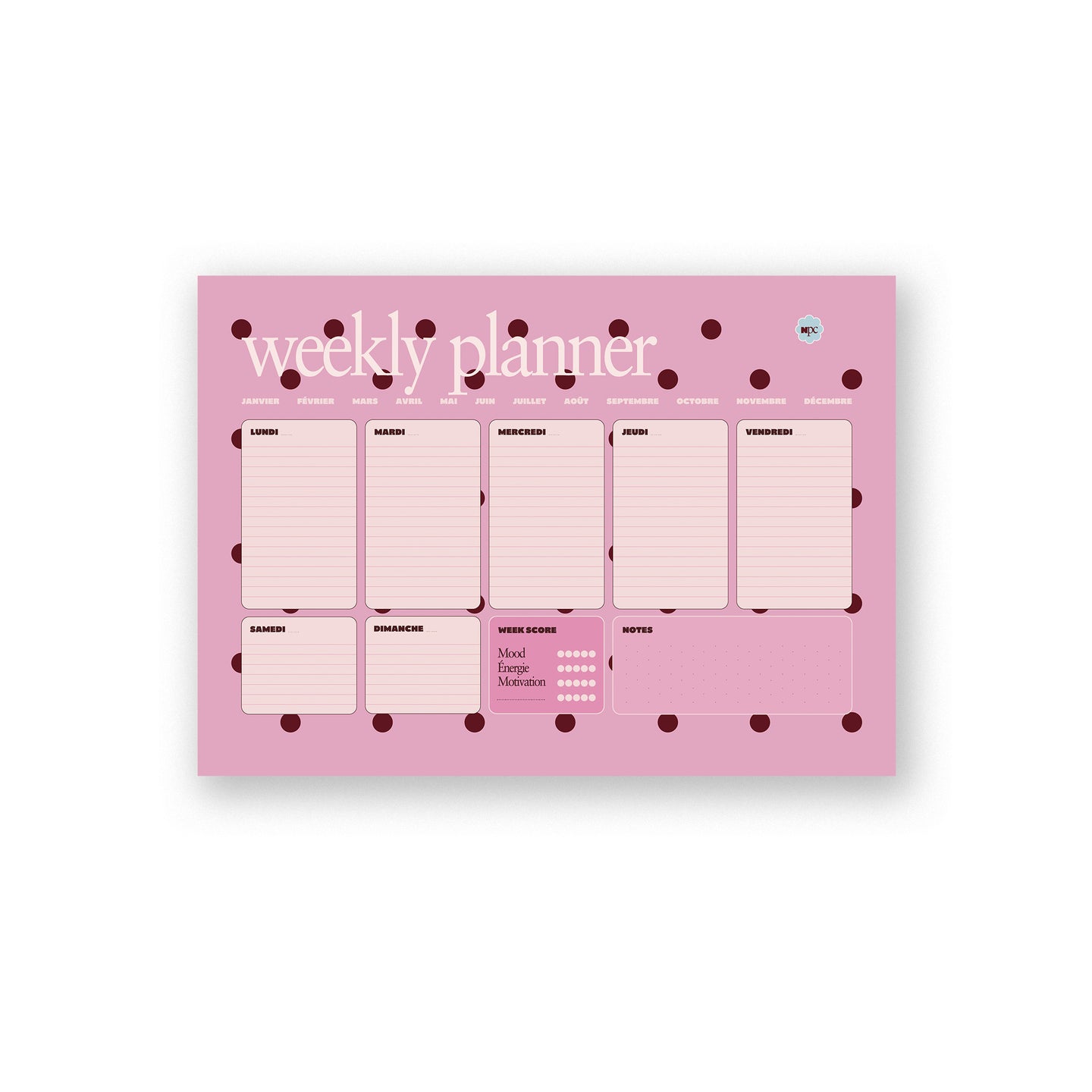 DESK PLANNER