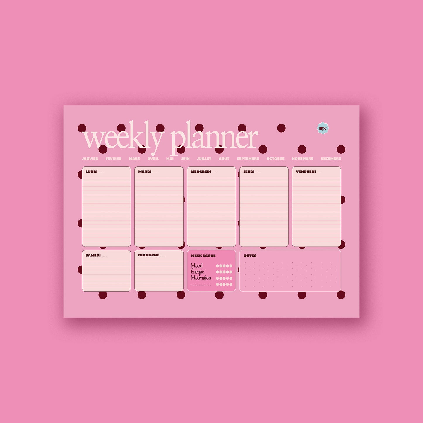 DESK PLANNER