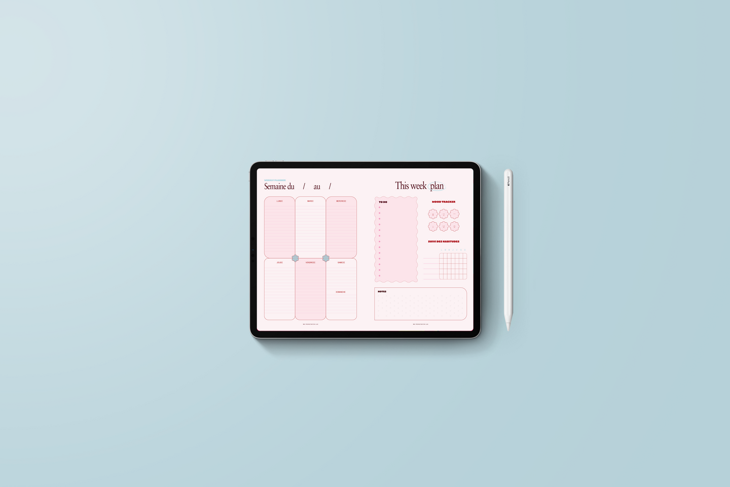 Planner Numérique 2026